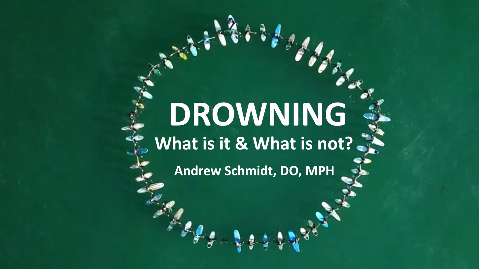 Drowning: What is it and what is it not?