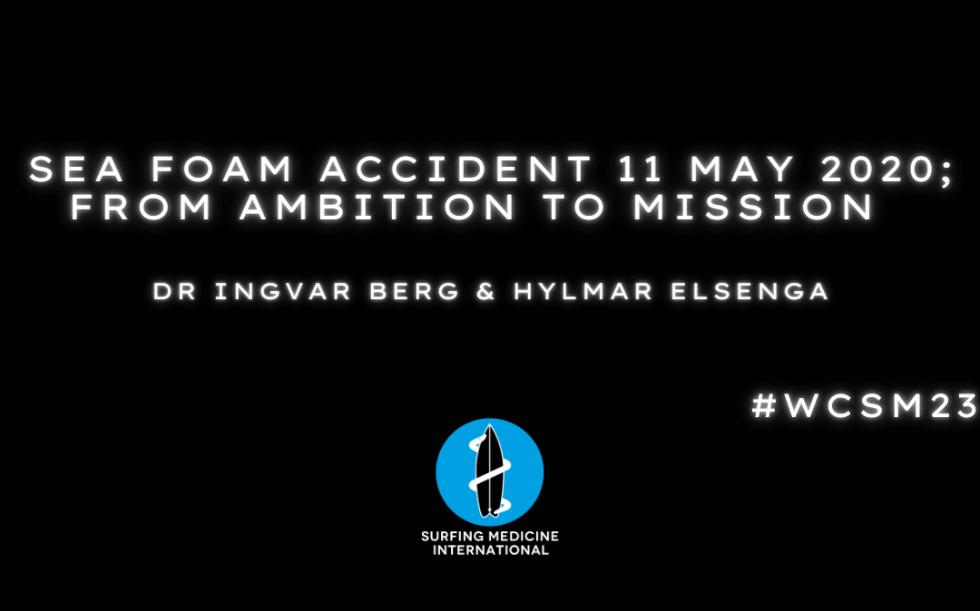 Sea foam accident 11 May 2020; From ambition to mission – Ingvar Berg & Hylmar Elsenga