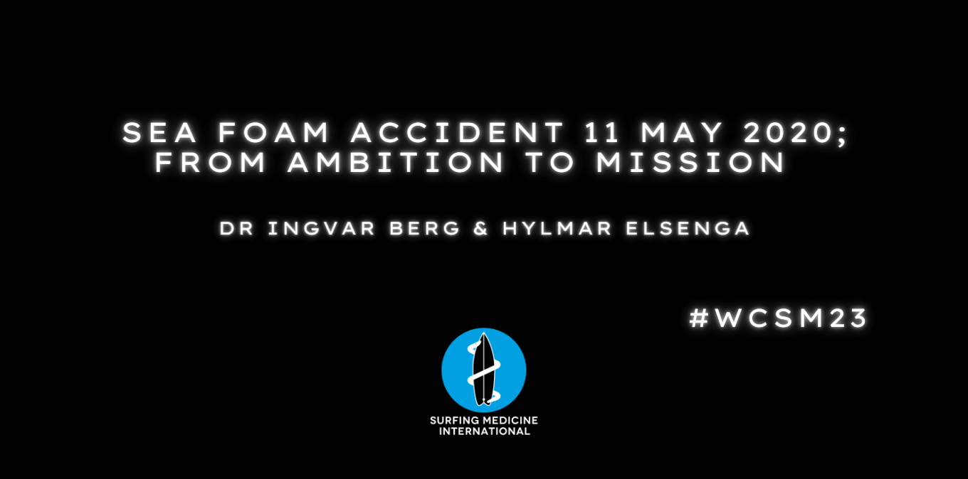 Sea foam accident 11 May 2020; From ambition to mission – Ingvar Berg & Hylmar Elsenga